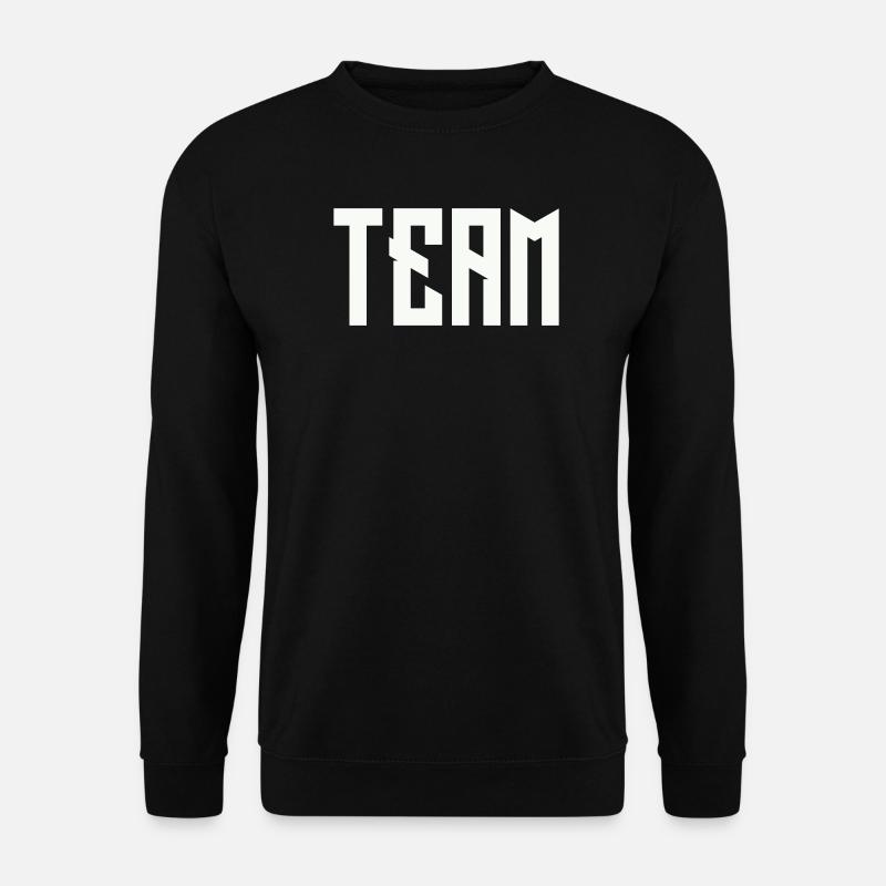 TEAM Blockschrift  - Unisex Pullover - Schwarz