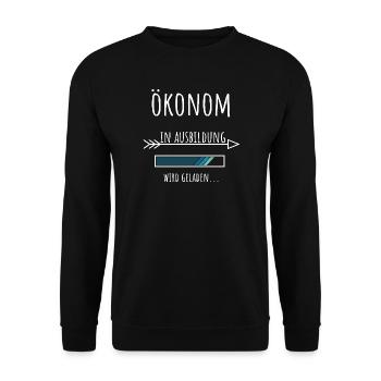 Économie Profession étudiante Économiste de l’éducation - Sweat-shirt Unisexe - noir - Devant - Alina (178cm) & Michal (187cm)