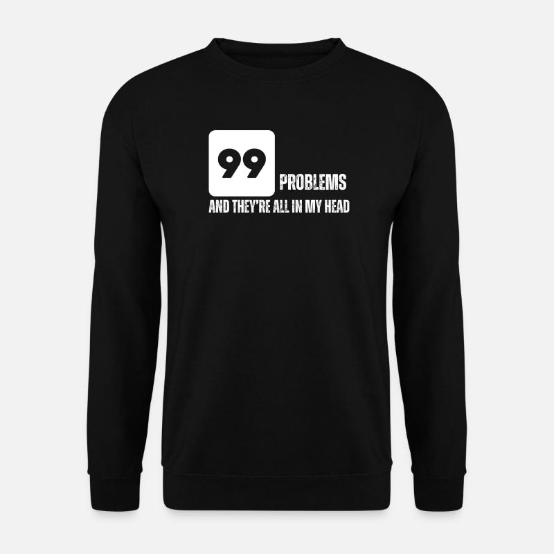 Fettes numerisches Grafik-T-Shirt - Unisex Pullover - Schwarz