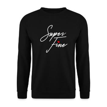 Super fine fille ou maman confiante femmes autonomisation - Sweat-shirt Unisexe - noir - Devant - Alina (178cm) & Michal (187cm)