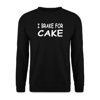 Kuchen - Unisex Pullover - Schwarz - Vorne - Alina (178cm) & Michal (187cm)