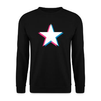 3D Star – Celebrity Starlet Dangerously Hot Subject - Unisex Sweatshirt - black - Front - Alina (178cm) & Michal (187cm)