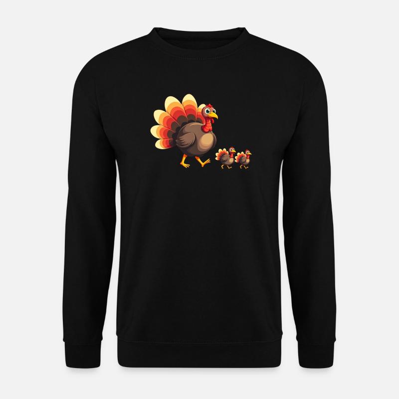 Thanksgiving Truthahn Baby - Unisex Pullover - Schwarz