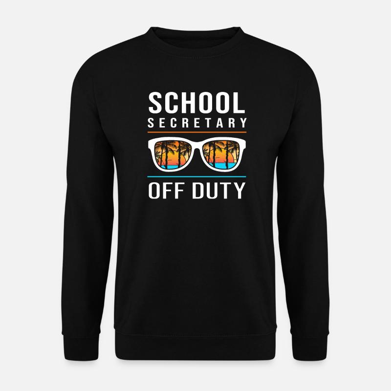 Schulsekretärin Sekretärin Schule - Unisex Pullover - Schwarz