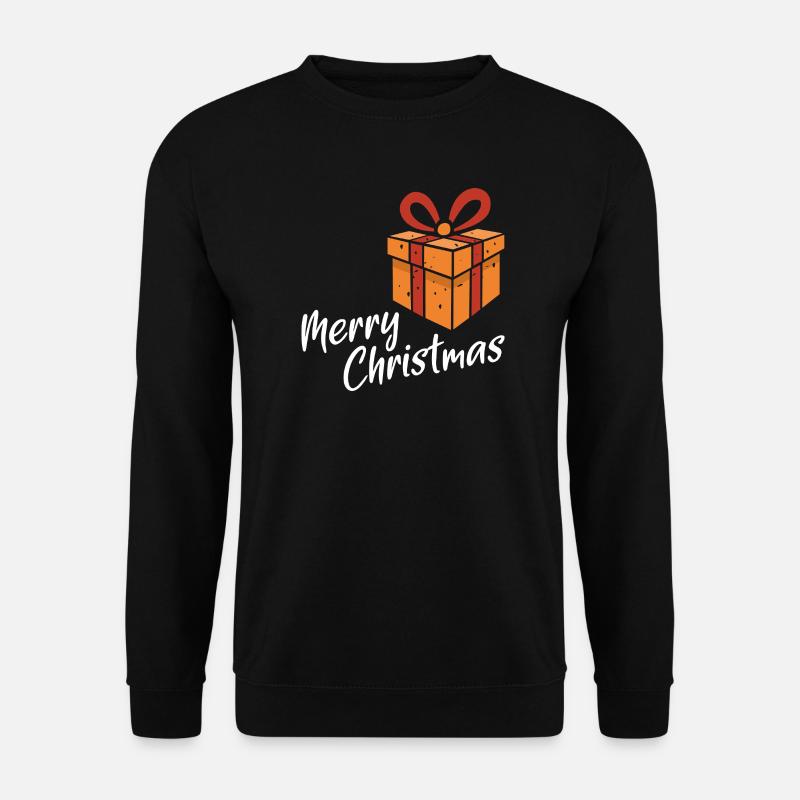 Merry Christmas Gift Design - Unisex Pullover - Schwarz