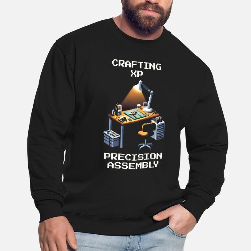 Crafting XP: Precision Construction | Model making Unisex Sweatshirt