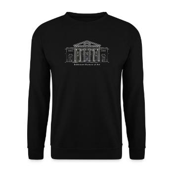 Musée d’art de Baltimore, dessin à la main, États-Unis - Sweat-shirt Unisexe - noir - Devant - Alina (178cm) & Michal (187cm)