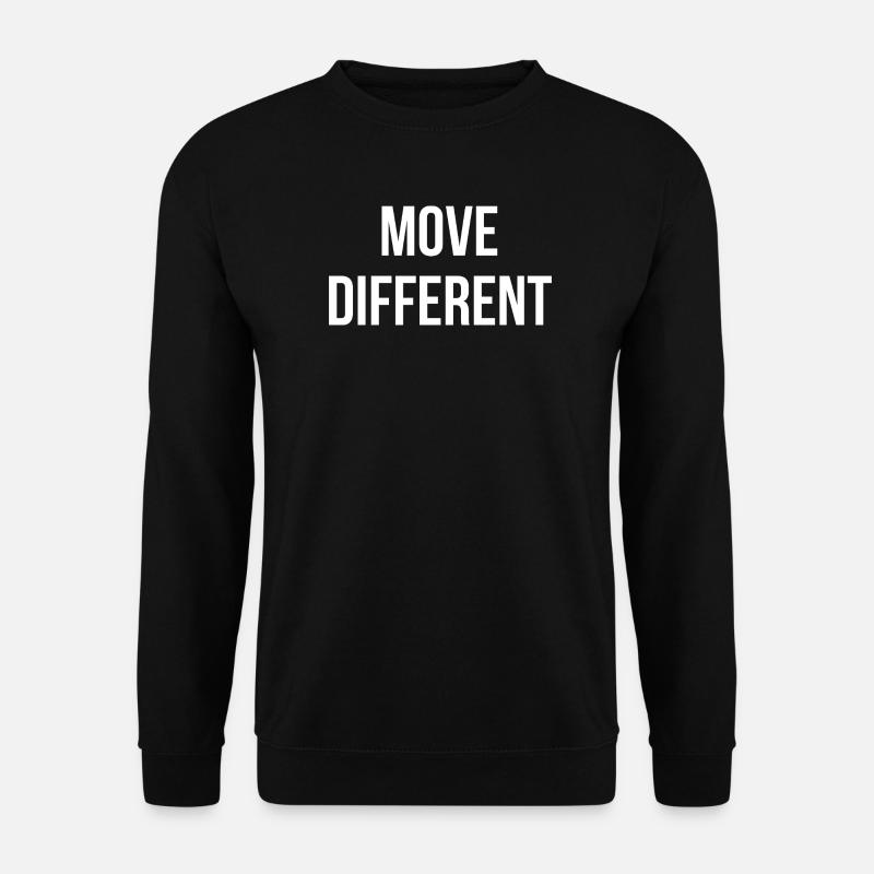 MOVE DIFFERENT. | Greyline Official - Unisex Sweatshirt - black