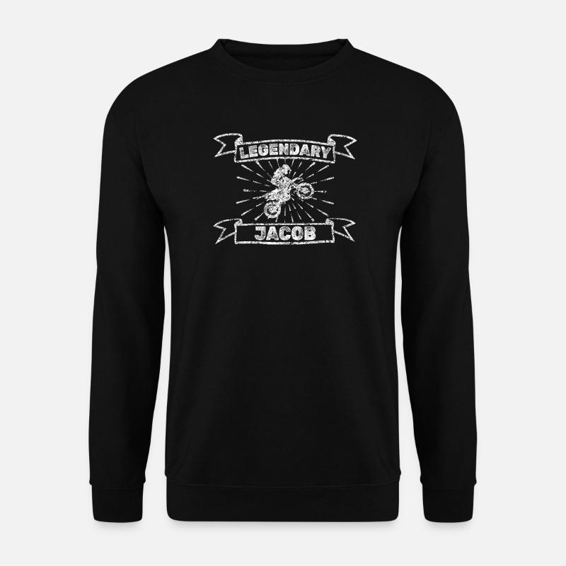 Motorcycle Jacob - Unisex Sweatshirt - black