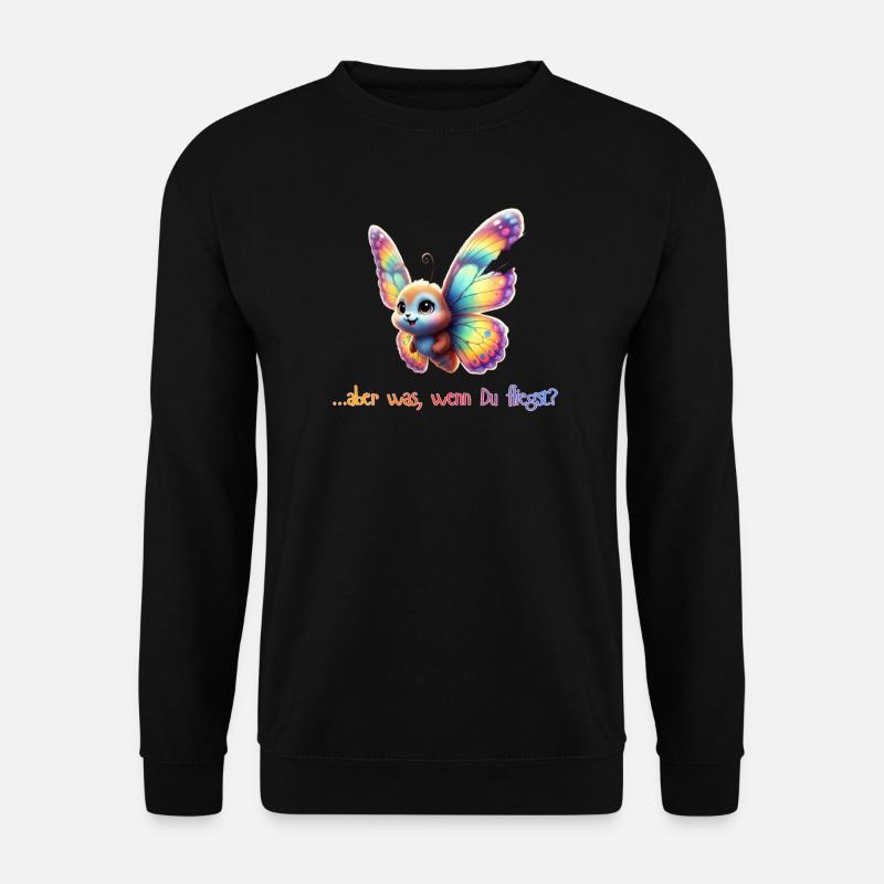 ...aber was, wenn Du fliegst? - Unisex Pullover - Schwarz