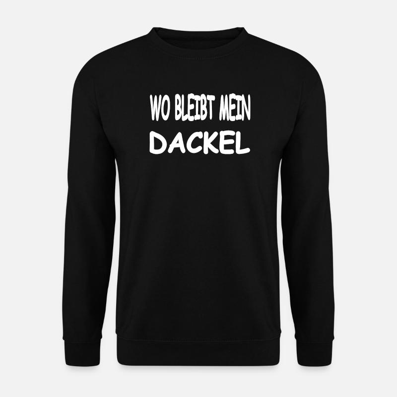 Dackel - Unisex Pullover - Schwarz
