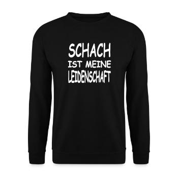 Schach - Unisex Pullover - Schwarz - Vorne - Alina (178cm) & Michal (187cm)