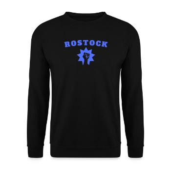 Rostock - Sweat-shirt Unisexe - noir - Devant - Alina (178cm) & Michal (187cm)