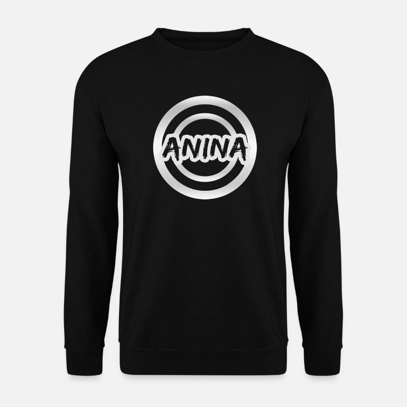 Anina as a gift - Unisex Sweatshirt - black