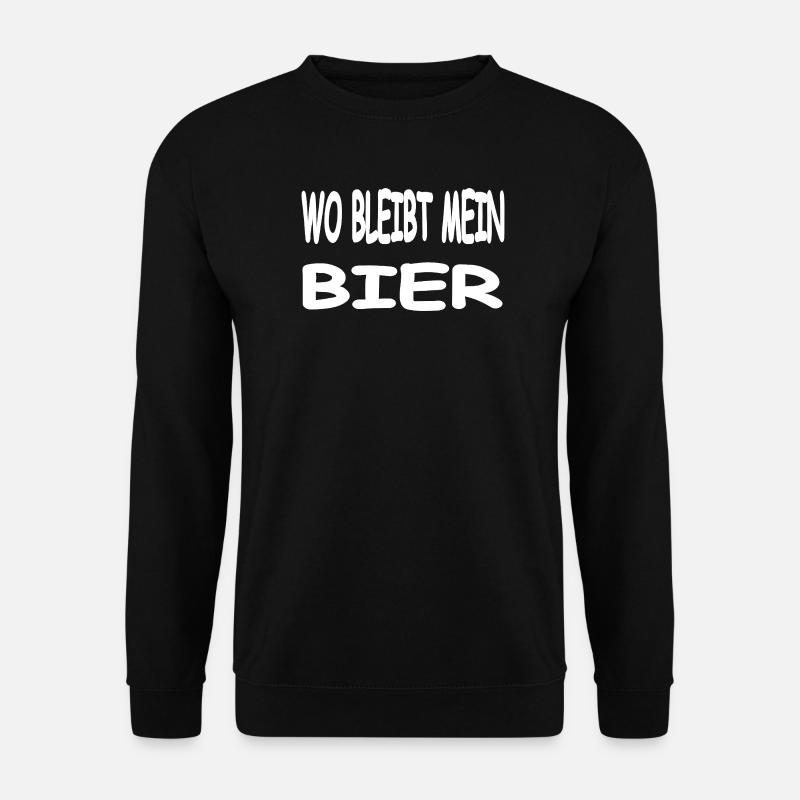 Bier - Unisex Pullover - Schwarz