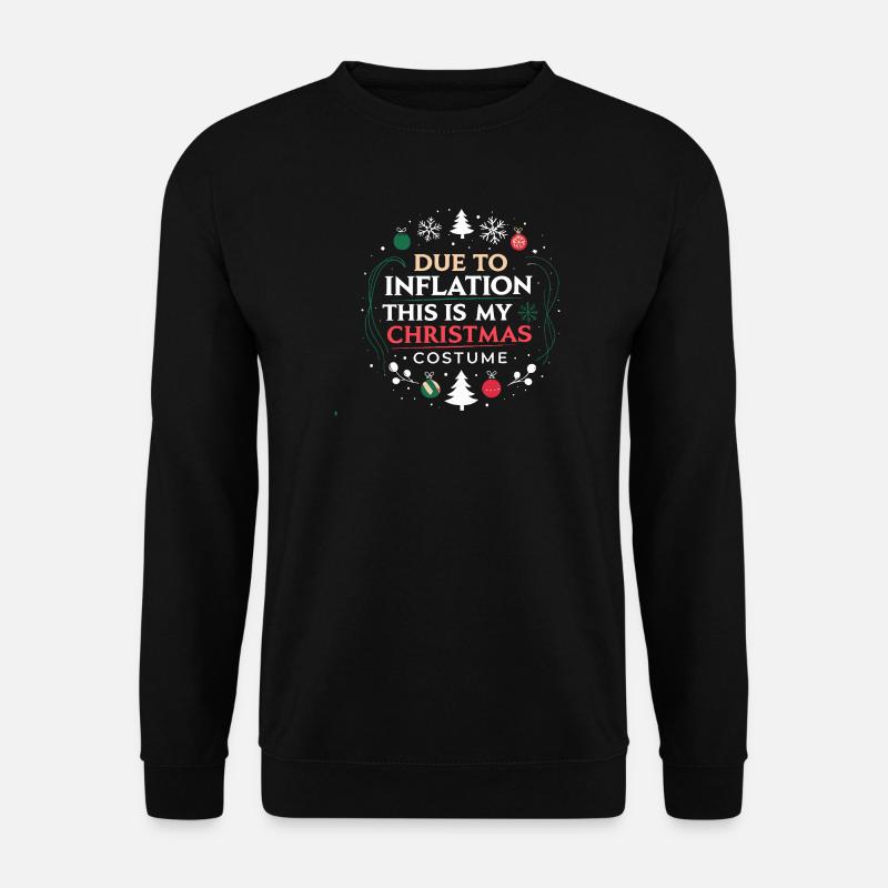 Weihnachten Inflation Kostüm - Unisex Pullover - Schwarz