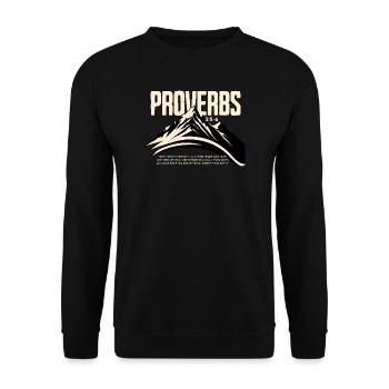 Proverbes 3 5 6 Faites confiance à M. Berg Foi - Sweat-shirt Unisexe - noir - Devant - Alina (178cm) & Michal (187cm)