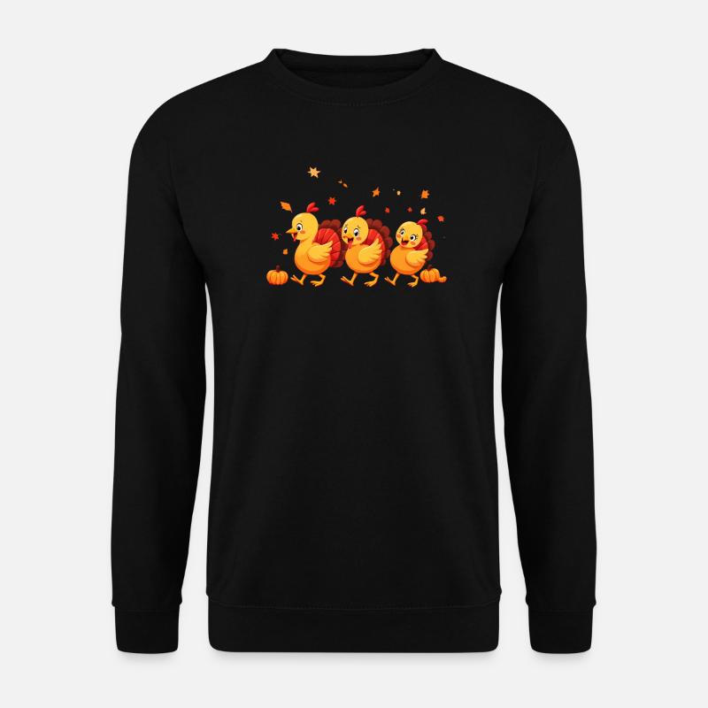 Thanksgiving Truthahn Baby - Unisex Pullover - Schwarz