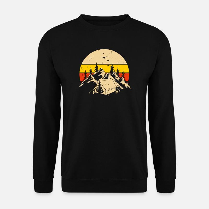 Hiking Hiker Mountaineer Gift - Unisex Sweatshirt - black