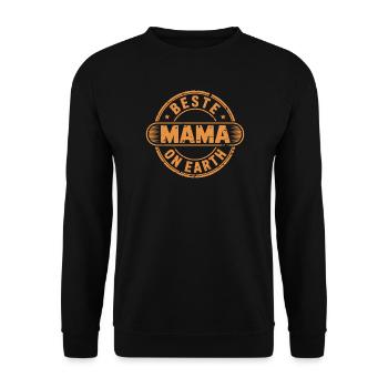 Best Mom Mother's Day - Unisex Sweatshirt - black - Front - Alina (178cm) & Michal (187cm)