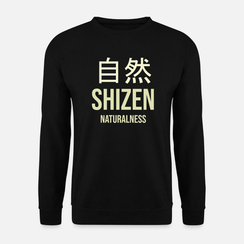 Natur Zen SHIZEN - Unisex Pullover - Schwarz