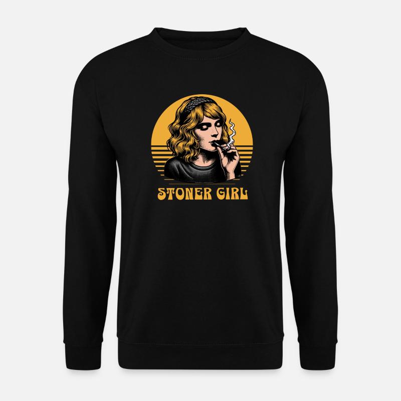 Stoner Girl  - Unisex Pullover - Schwarz
