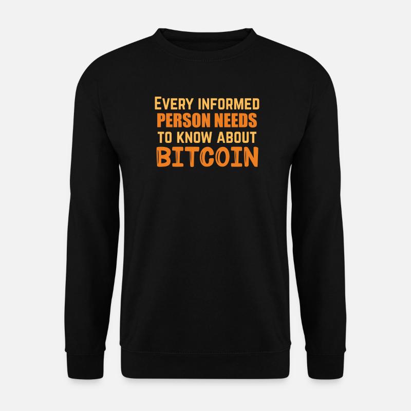 Bitcoin Informed - Unisex Sweatshirt - black