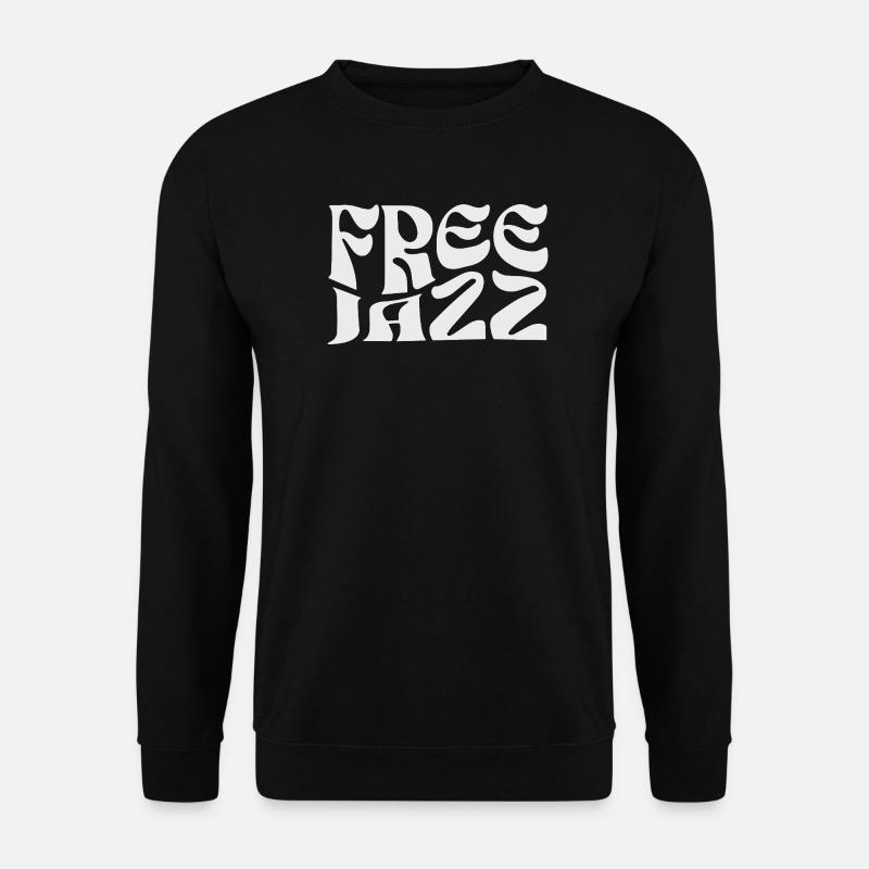 Free Jazz logo design - Unisex Sweatshirt - black