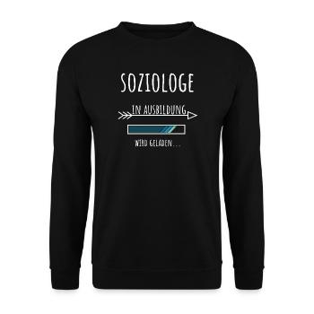 Sociology Student Occupation Education Sociologist - Unisex Sweatshirt - black - Front - Alina (178cm) & Michal (187cm)