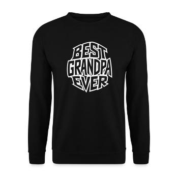 Meilleur grand-père de tous les temps - Meilleur grand-père - Couleur variable - Sweat-shirt Unisexe - noir - Devant - Alina (178cm) & Michal (187cm)