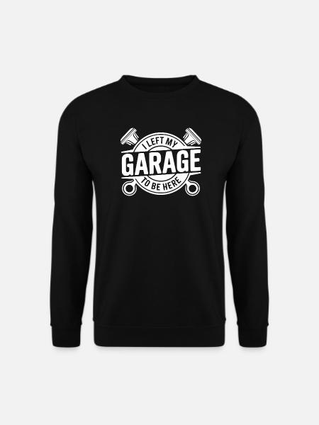 J’ai quitté mon garage devis mécanicien - Sweat-shirt Unisexe - noir