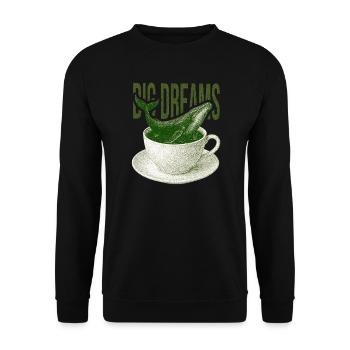 Dreams Tide Cup - Unisex Sweatshirt - black - Front - Alina (178cm) & Michal (187cm)
