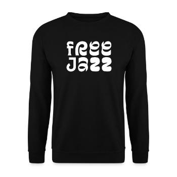 Logo-Design für Free-Jazz-Musik - Unisex Pullover - Schwarz - Vorne - Alina (178cm) & Michal (187cm)