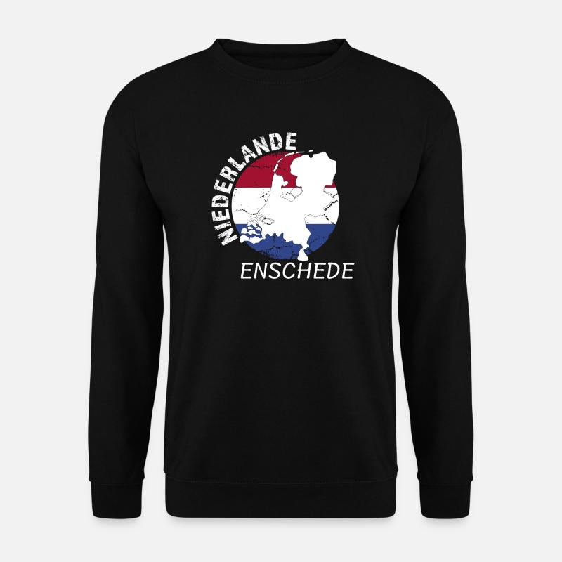 Enschede - Sweat-shirt Unisexe - noir
