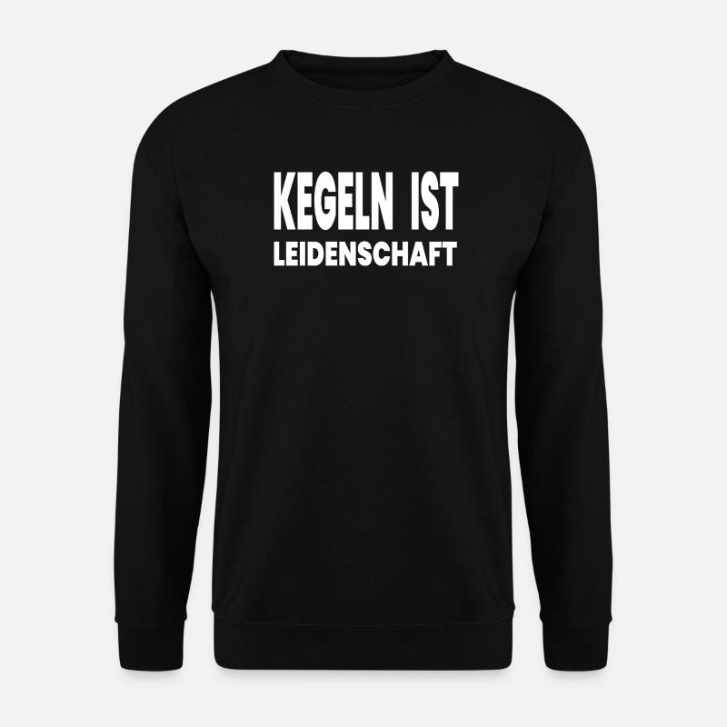 Kegeln - Unisex Pullover - Schwarz