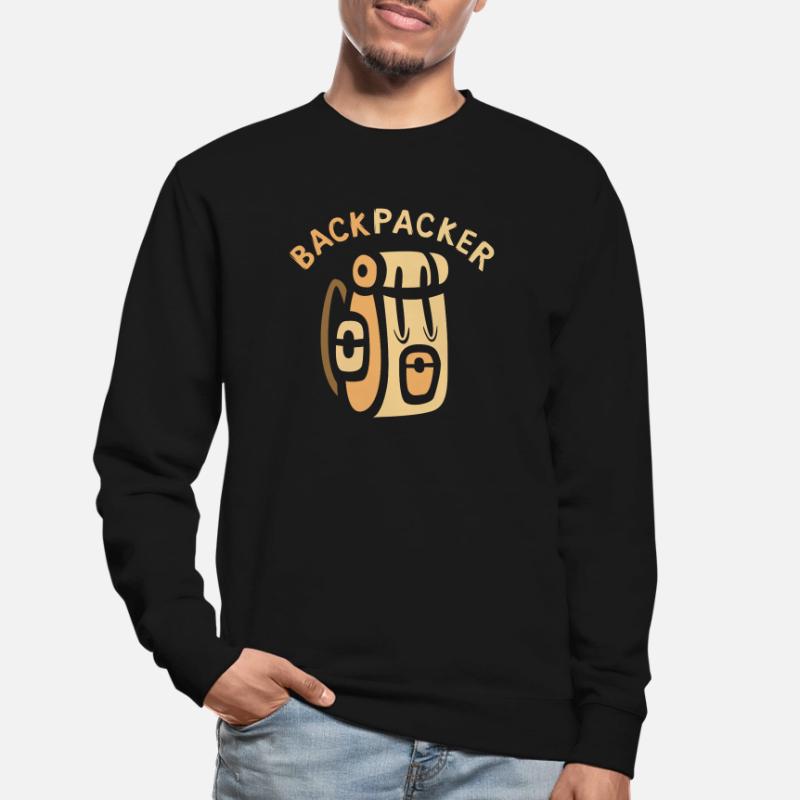 Backpacker Comic Sac à dos Design Sweat-shirt Unisexe