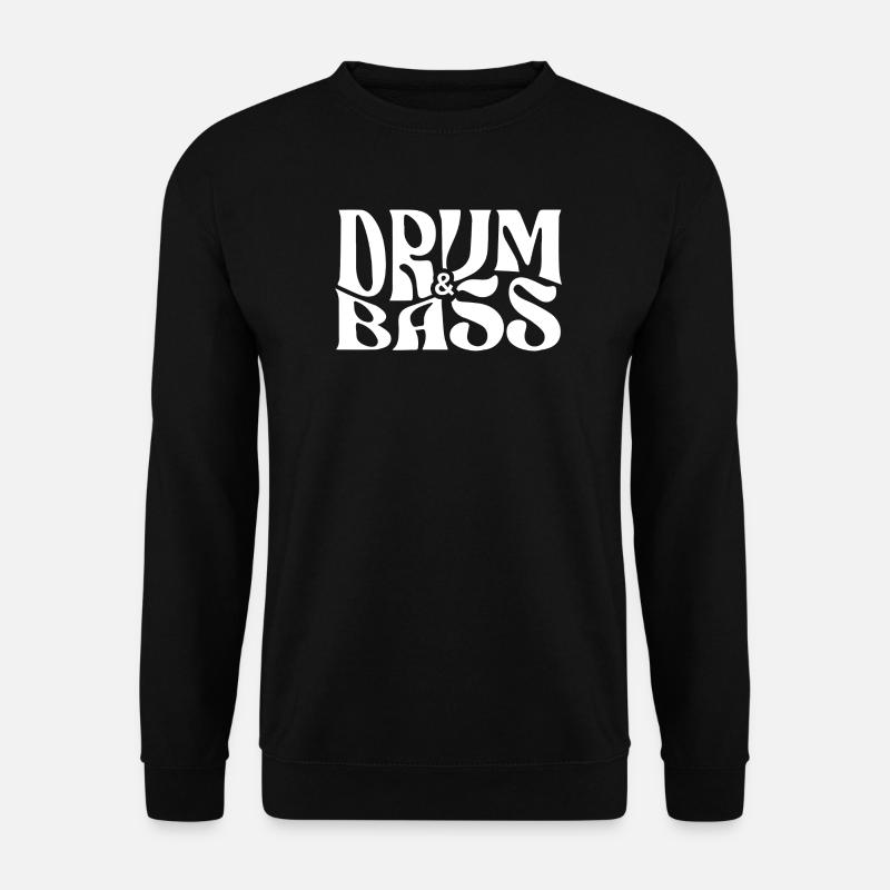 Drum & Bass Fette Glyphen - Unisex Pullover - Schwarz