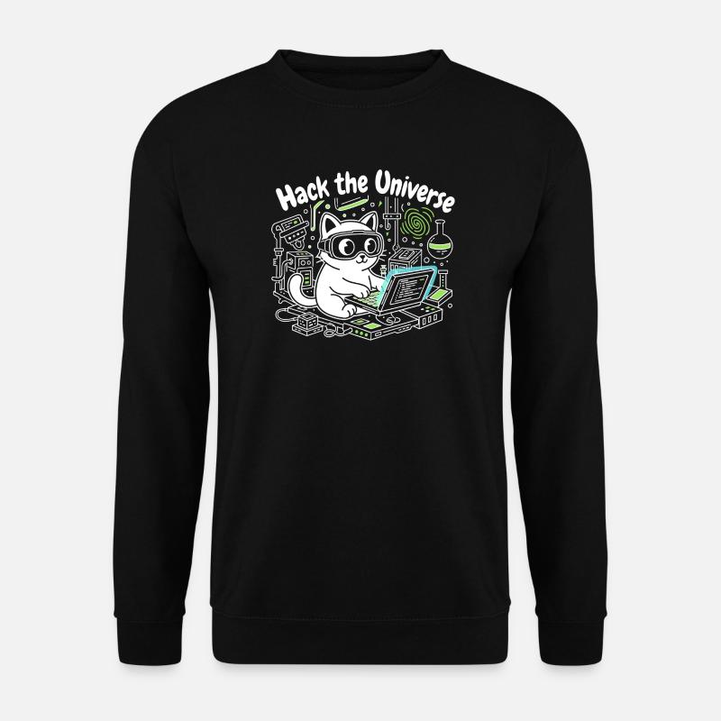 L’univers du crack KatzHacker - Sweat-shirt Unisexe - noir