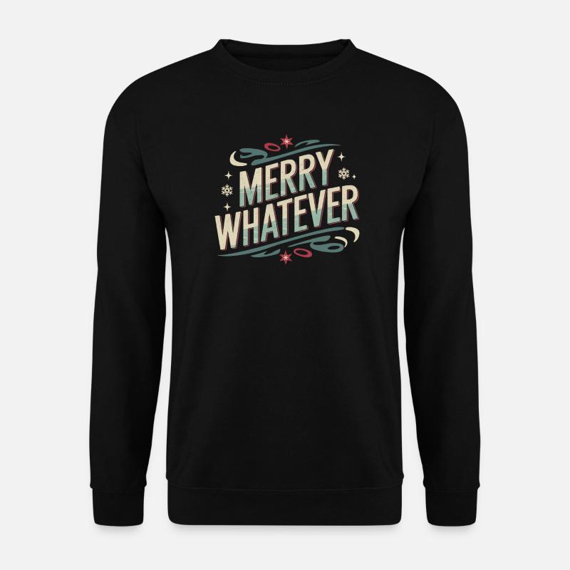Weihnachtsmuffel Humor - Unisex Pullover - Schwarz