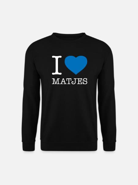 J’adore Matjes - Sweat-shirt Unisexe - noir