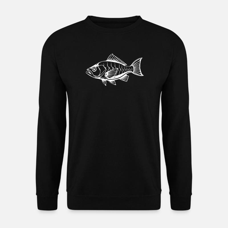 Fish Fish T-shirt Gift Angler - Unisex Sweatshirt - black