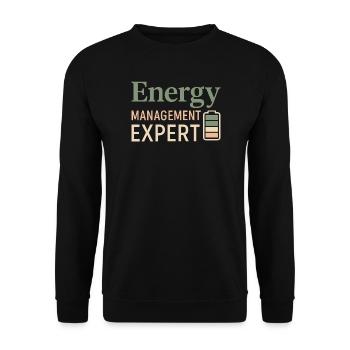 Soins personnels, Guérison en cours, Repos, Doux - Sweat-shirt Unisexe - noir - Devant - Alina (178cm) & Michal (187cm)