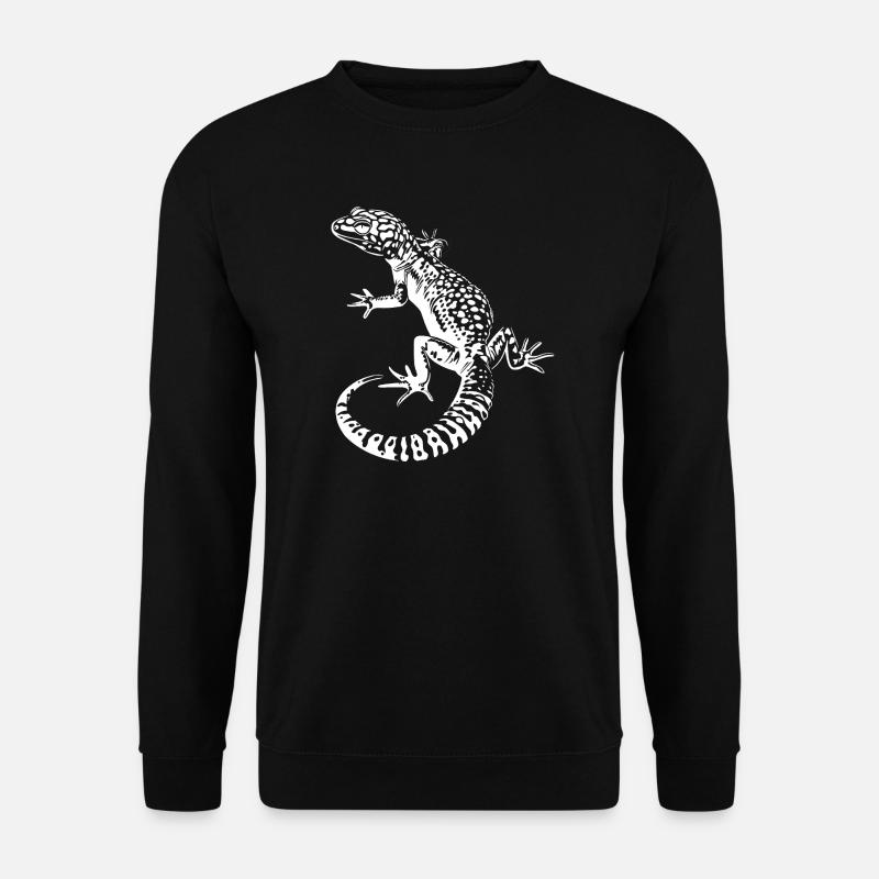 Gecko Leopard Gecko Contrast - Unisex Sweatshirt - black