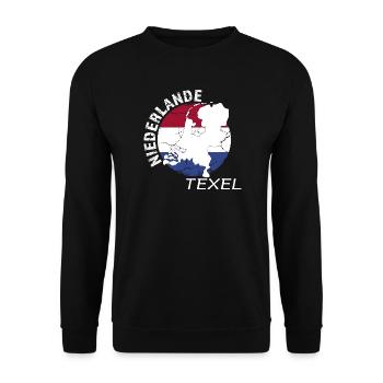 Texel - Unisex Sweatshirt - black - Front - Alina (178cm) & Michal (187cm)