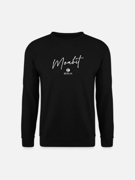 Moabit - Berlin Flag - Berlin Bear - Unisex Sweatshirt - black