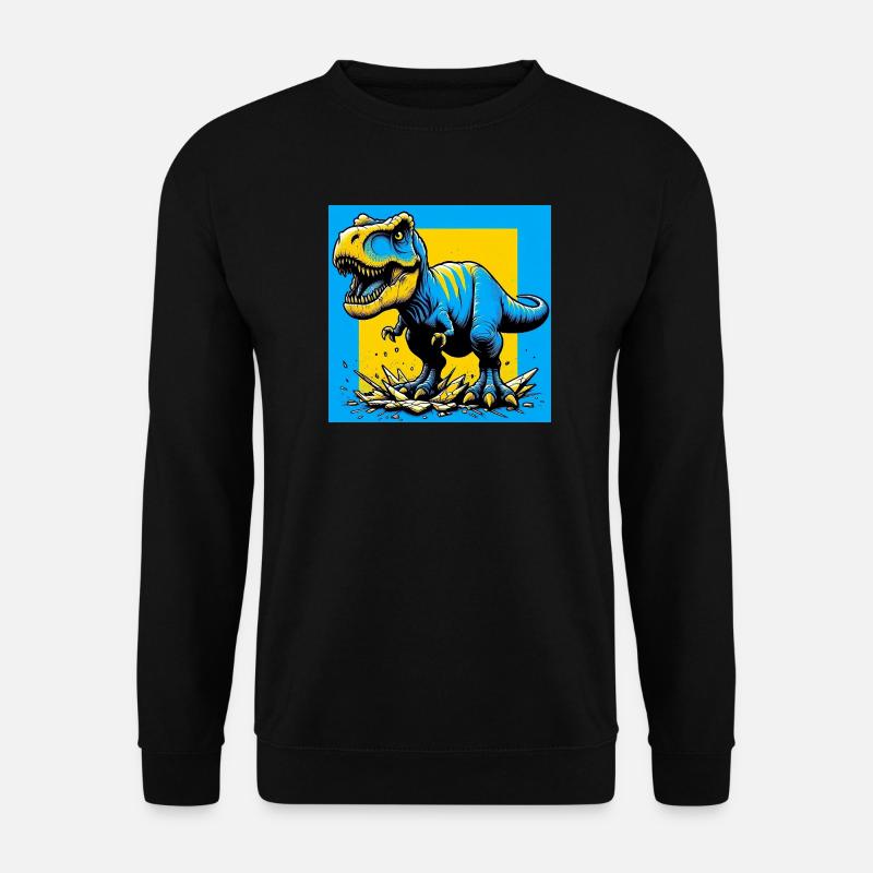 dinosaur - Unisex Sweatshirt - black