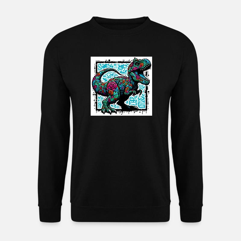 Dinosaurier - Unisex Pullover - Schwarz