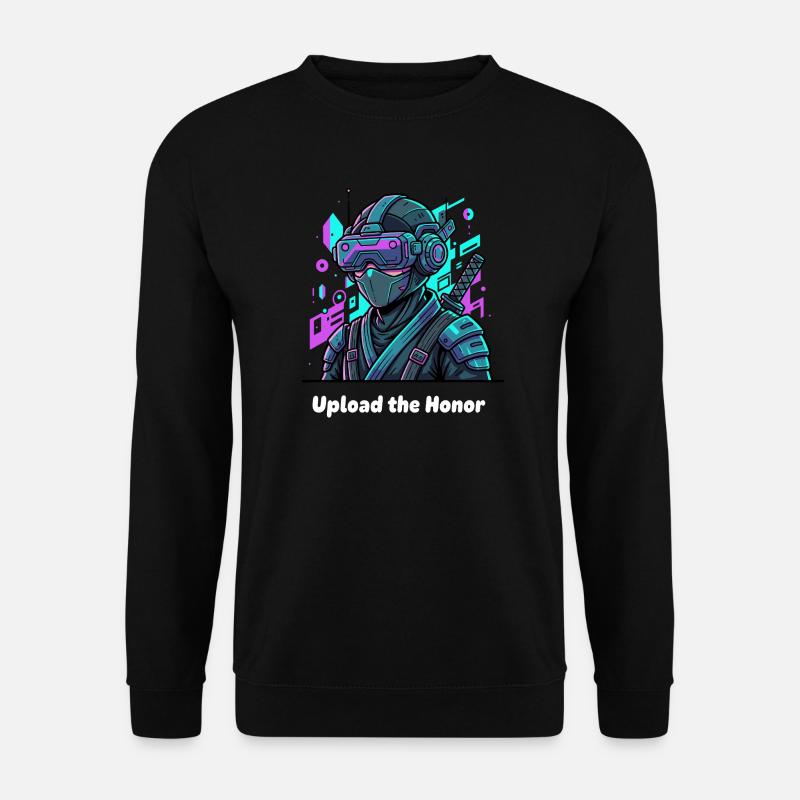 Cyber Ninja VR Warrior - Unisex Sweatshirt - black