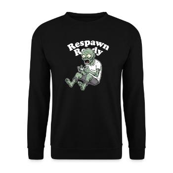 Respawn Baby Zombie Gaming - Sweat-shirt Unisexe - noir - Devant - Alina (178cm) & Michal (187cm)