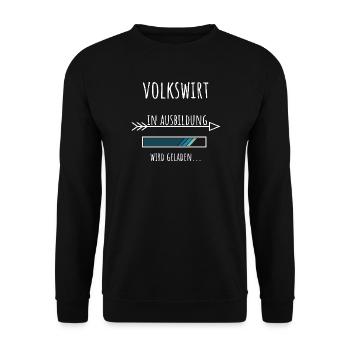 Économiste Études d’économie Profession Éducation - Sweat-shirt Unisexe - noir - Devant - Alina (178cm) & Michal (187cm)